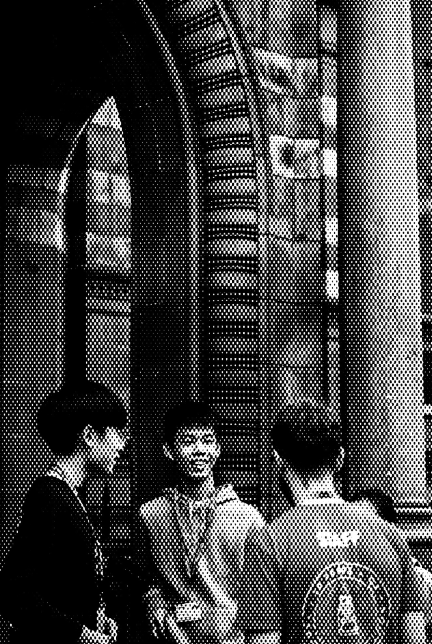 Innovate students standing outside University College London