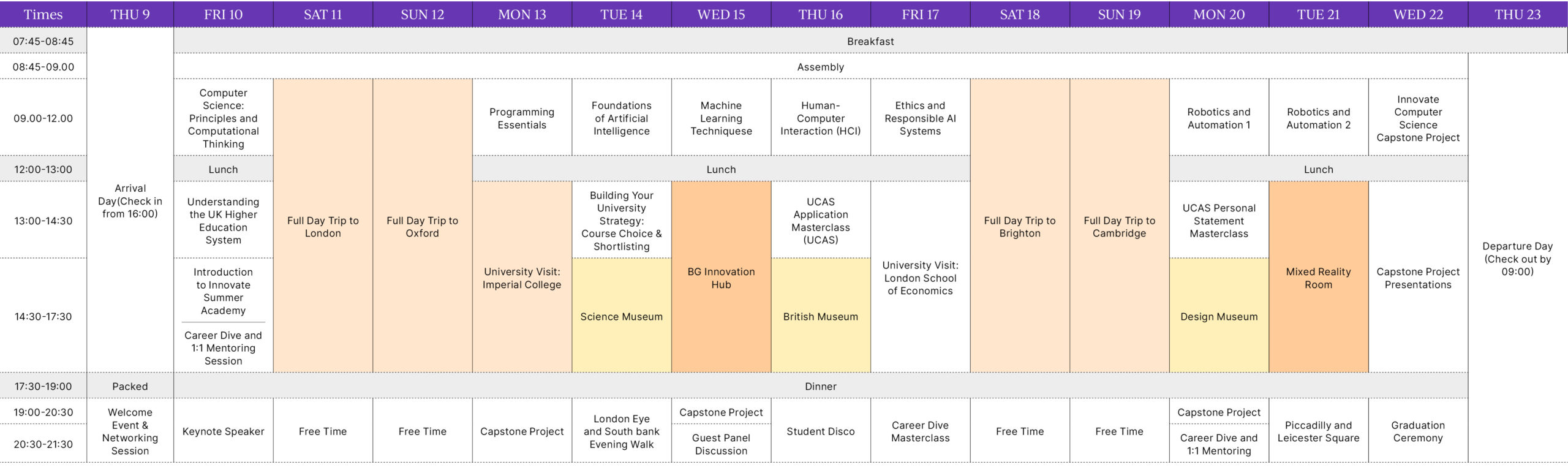 ISA Computer Science Timetable Factsheet 2026